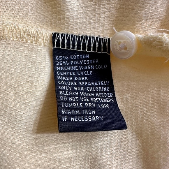 GREG NORMAN, PLAY DRY, MENS YELLOW, SHORT SLEEVE POLO, GOLF SHIRT. SIZE M - Picture 8 of 8